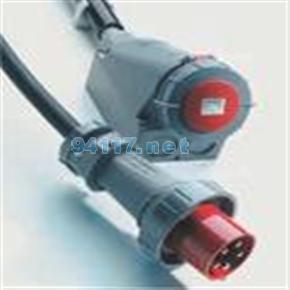 5608曼奈柯斯IP67帶開關(guān)和機械聯(lián)鎖插座400V 32A 5P，帶開關(guān)